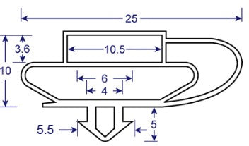 seal profile cross section, skope seal