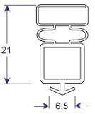 seal profile cross section drawing