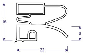 seal profile cross section