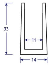 2 Finger Lab Gasket, NRG3300 (25m Roll)