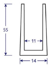 2 Finger Lab Gasket, NRG5500 (per meter)