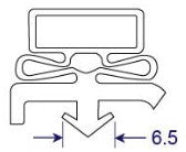 Seal Profile Image, ART02. 6.5mm Arrowhead